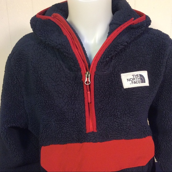 Men’s The North Face Fleece Hoodie 1/4 zip size small unisex - Picture 2 of 8